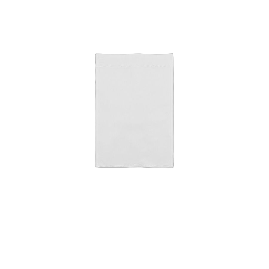 White 12" x 18" Yard Flag